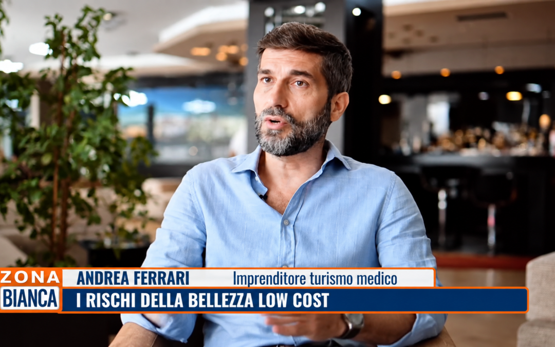 Andrea Ferrari a Zona Bianca su Rete 4: turismo medico e chirurgia estetica all’estero